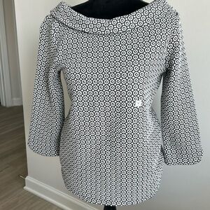 Ann Taylor Black and White Too